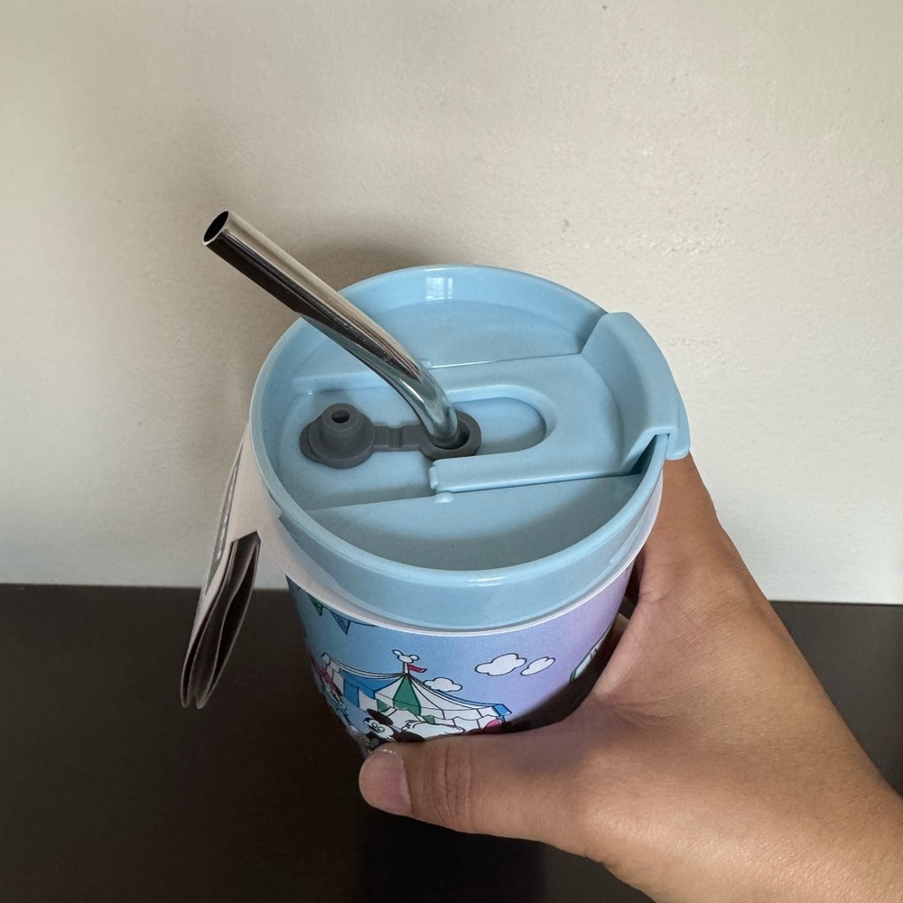 NWT! Disney Mickey And Friends Stainless Steel Mug With Straw - Picture 4 of 5